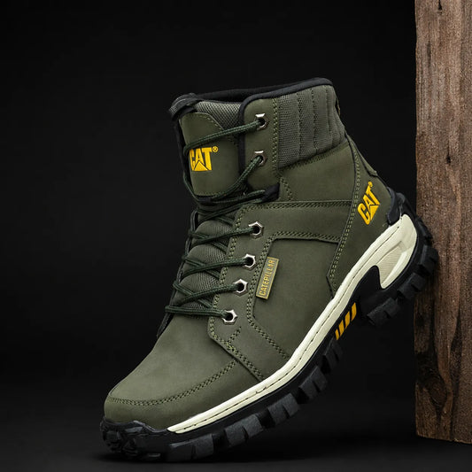 Botas Cat Raptor todo terreno de KaJota, moda resistente con suela robusta y diseño deportivo en color negro y gris.