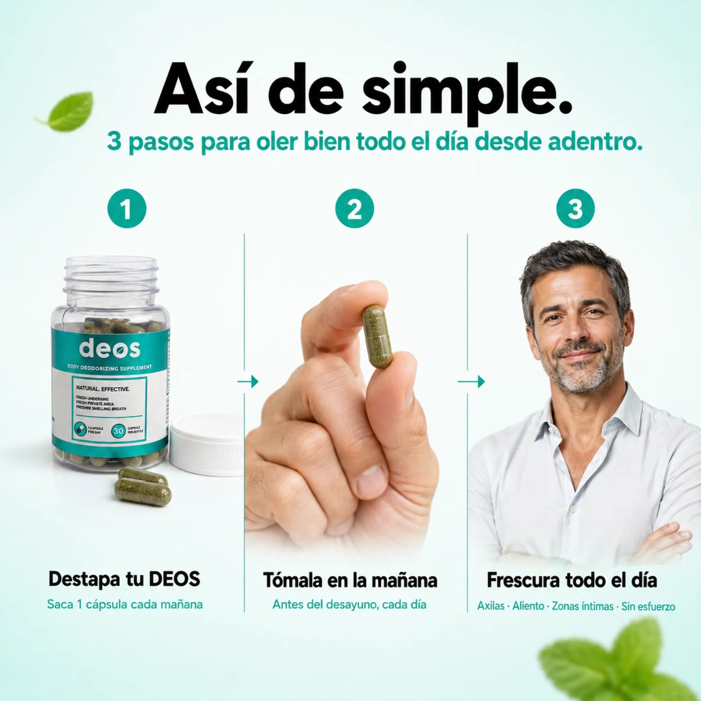Desodorante KaJota en envase spray con diseño moderno y color azul para protección y frescura diaria.