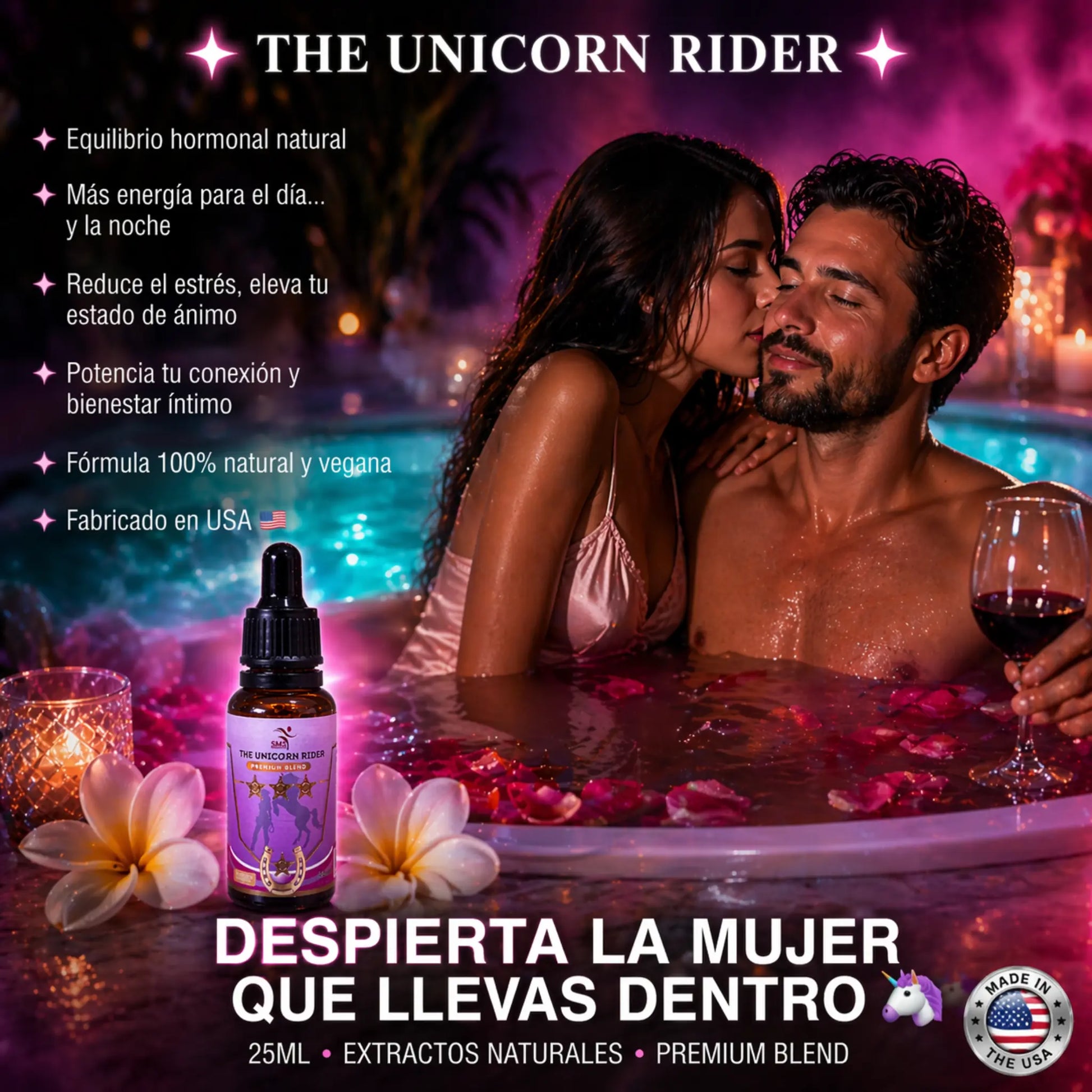 Unicornio de juguete de peluche de color blanco y arcoíris, con cuerno dorado y expresión sonriente, de la marca KaJota.
